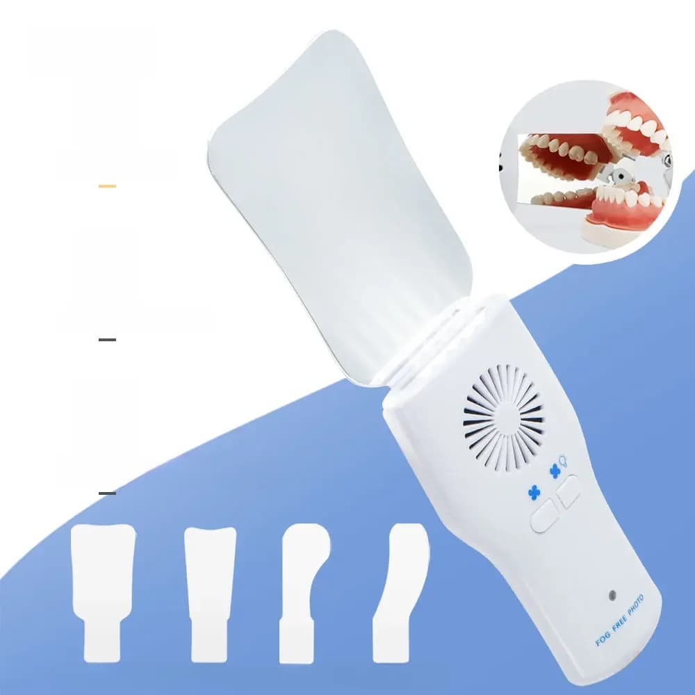 Tandheelkundige Automatische Anti-condens Spiegel voor Orale Fotografie Reflector Ontwaseming Spiegel Orthodontische Buccale Occlusale Lingual