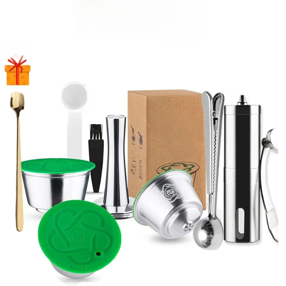 Herbruikbare Koffiecapsule Voor Nescafe Dolce Gusto Genius S Plus Roestvrijstalen Navulbare Koffiepadfilters