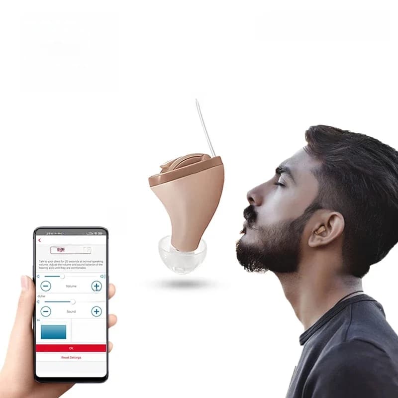 Siemens Hoortoestellen Originele 8 Kanaals Programmeerbare Digitale Signia Onzichtbare Gehoorapparaat Mobiele Telefoon Remote Passen