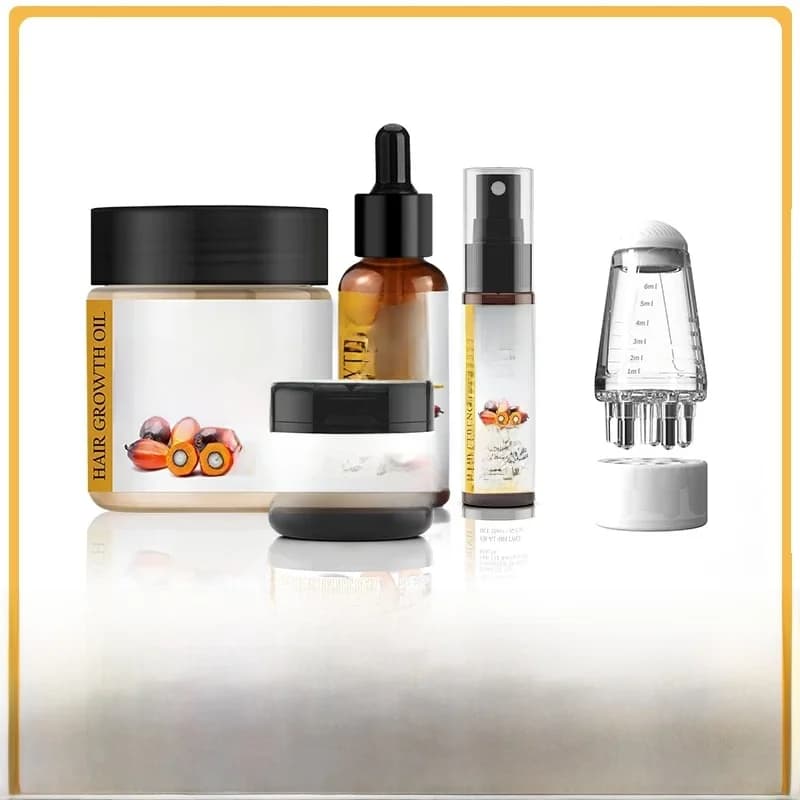 LEWEDO Batana Olie Haar Groei Kit Afrikaanse Snelle Haar Groei Batana Boter Haar Masker Anti Haaruitval Haar Hergroei Behandeling Serum