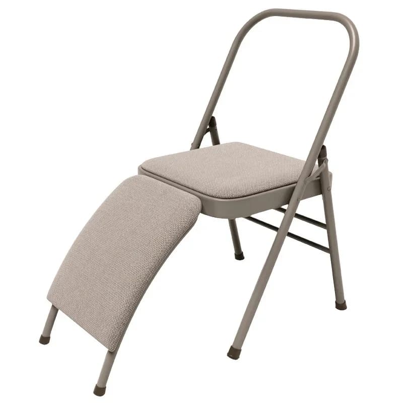 Yogastoelen Multifunctionele lendensteun Fitnessstoel Yoga extra verdikte metalen klapstoel