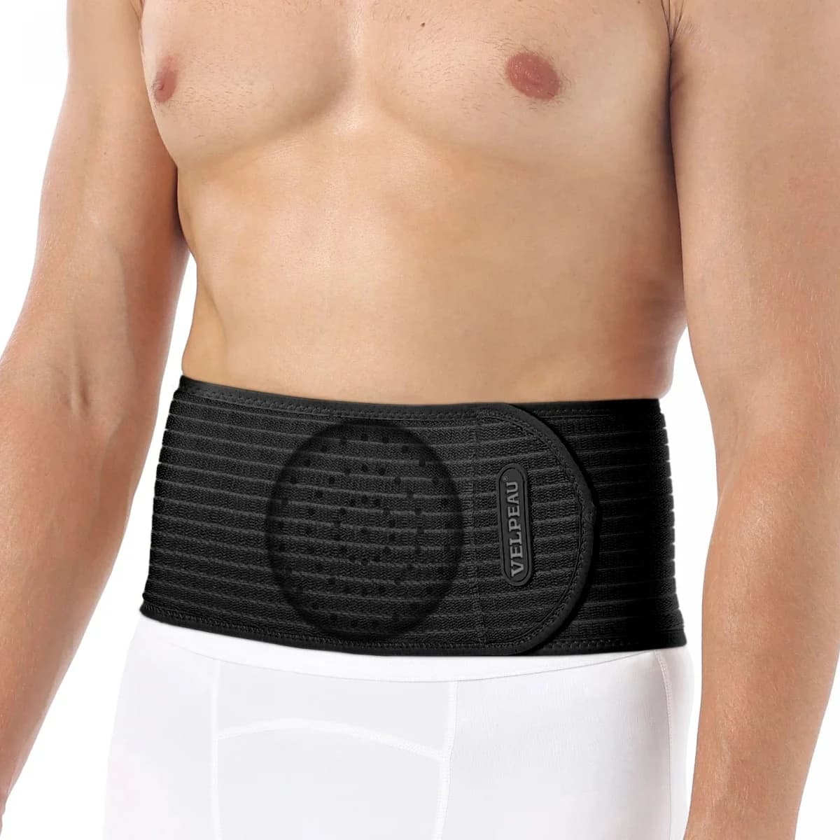 VELPEAU Navelbreukband voor epigastrische incisie en navelbreuk, buikband met compressiekussen