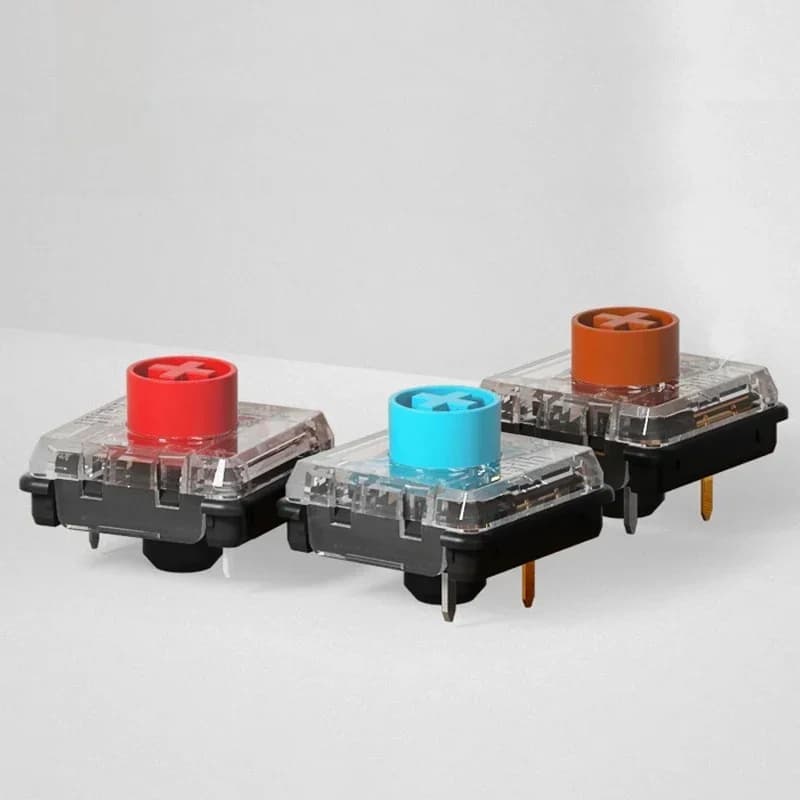 Kailh Choc V2 Low Profile Switch 1350 Chocolate V2 Mechanische toetsenbordschakelaars Aangepaste DIY Clicky Tactile Lineair Blauw Rood Bruin