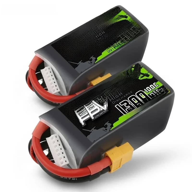 OVONIC 1300mAh 100C 22.2V Lipo Batterij Met XT60 Plug Voor RC Helicopter Quadcopter FPV Racing Drone Onderdelen 6S Batterij
