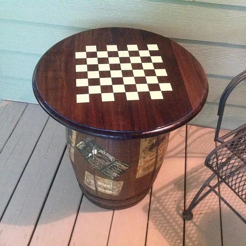 Maak je eigen schaak- en checker speelbord tafel vinyl muur citaat sticker sticker kinderkamer speelkamer man grot home decor