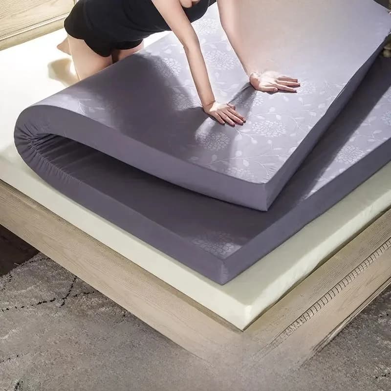 Hoge Dichtheid Spons Matras Hard Pad Zwaar Lichaam 50d Verdikte 1.5M/1.8M Geheugen Katoen Zacht Kussen Enkele Dubbele Matten