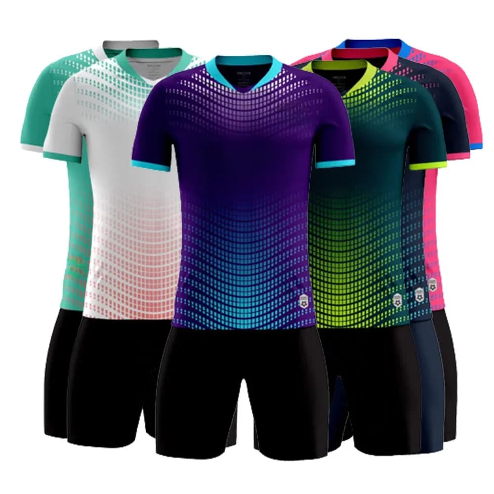 Kinderen Voetbal Jersey Set Mannen Jongen Custom Voetbal Uniform Outfit Kids School College Team Club Professionele Training Kleding