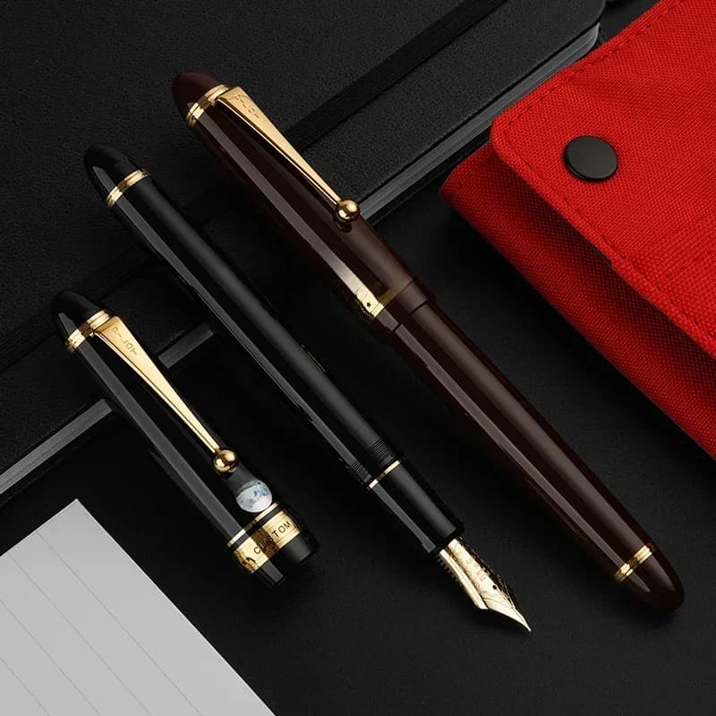 Nieuwe Speciale Pennen Piloot Vulpen Custom 743 Japan Originele Set Van Pennen 14K Gouden Punt FKK-3000R Grote Capaciteit Inktopslag