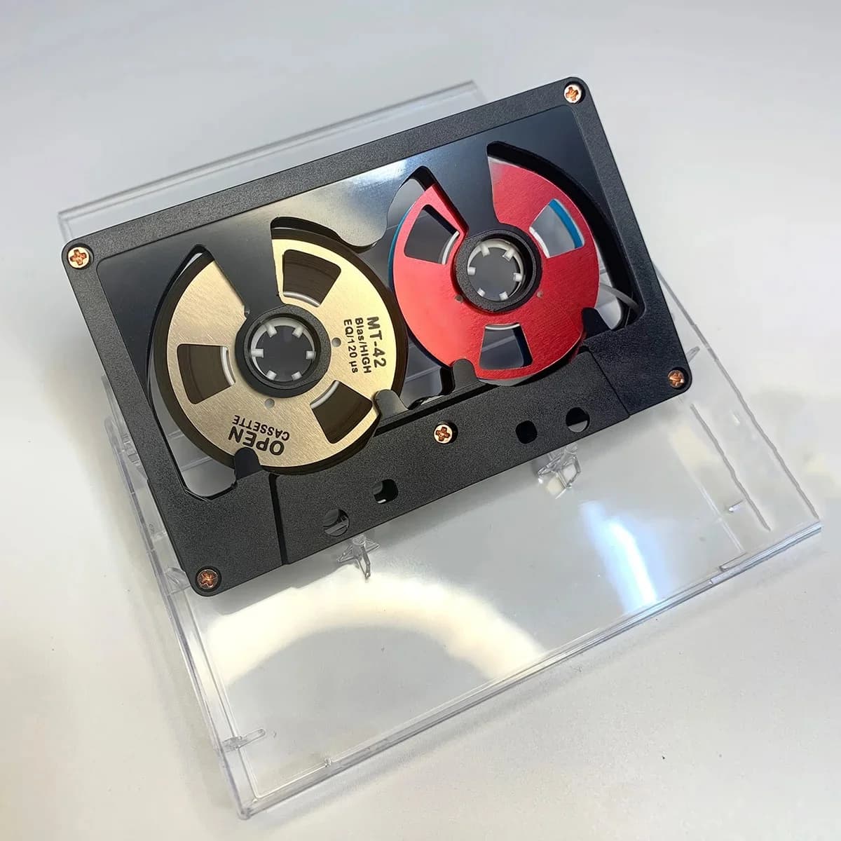 Audio Cassette Reel to Reel Cassette 50-minuten blanco tape Dubbelzijdige metalen haspel Holle behuizing Zelfgemaakt ontwerp van hoge kwaliteit
