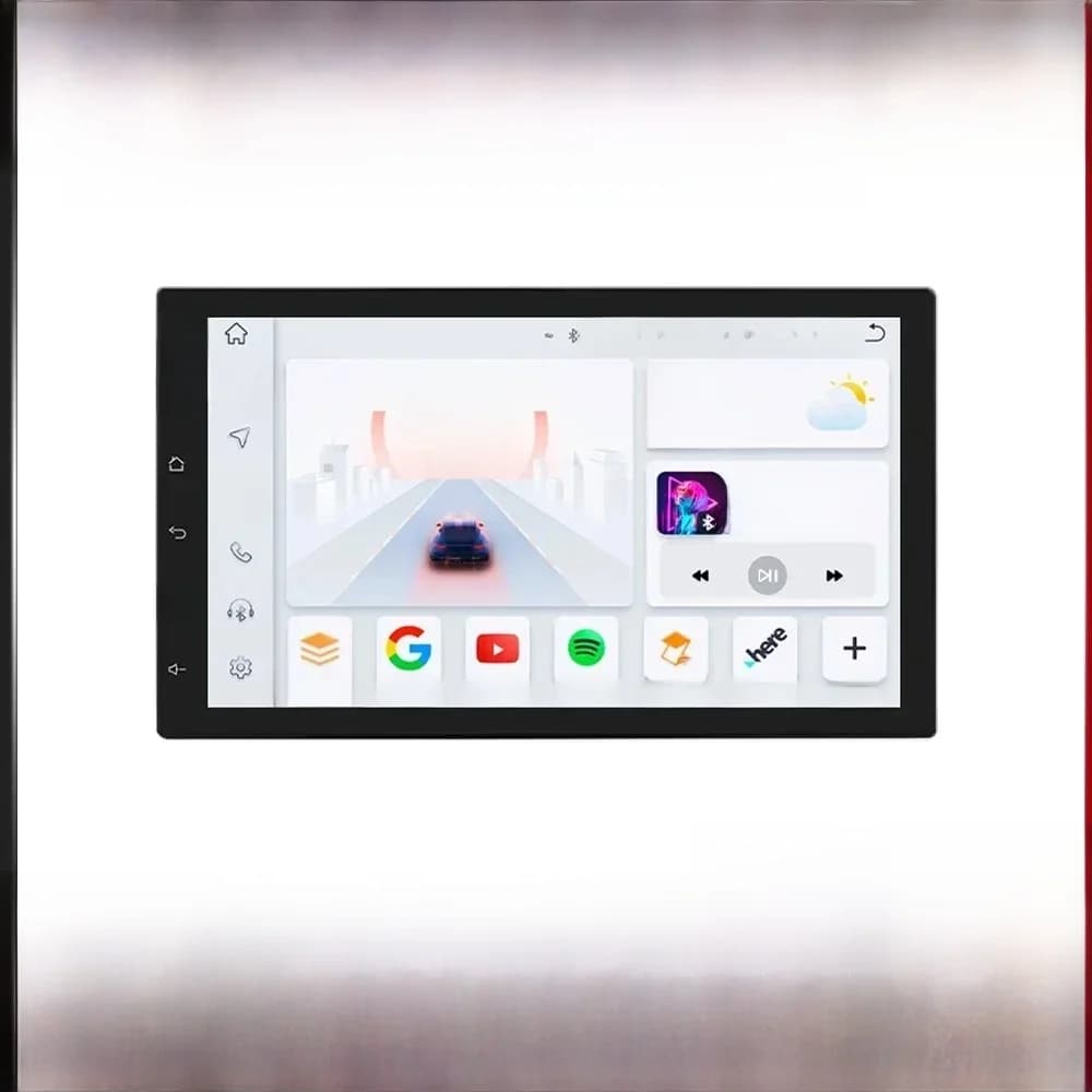 2DIN Android Ultradunne autoradio Video Audio Universele autoradio 7 inch 2 Din touchscreen GPS Autoradio Auto-multimediaspeler