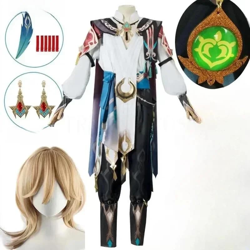 Kaveh Cosplay Kostuum Big size Kaveh Uniform Halloween Kaveh Outfits voor Anime Comic Con