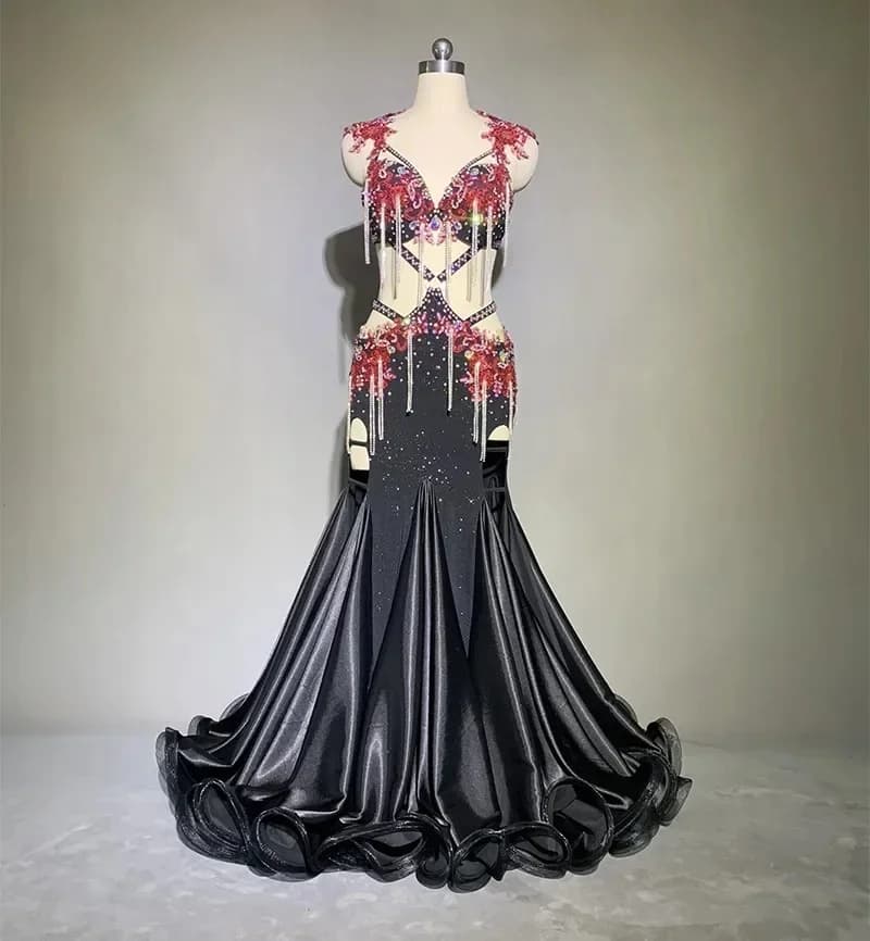 Vrouwen Buikdans Prestaties Pak Beha Lange Rok Compeitition Set Aangepaste Volwassen Kind Oosterse Dans Professionele Clothting