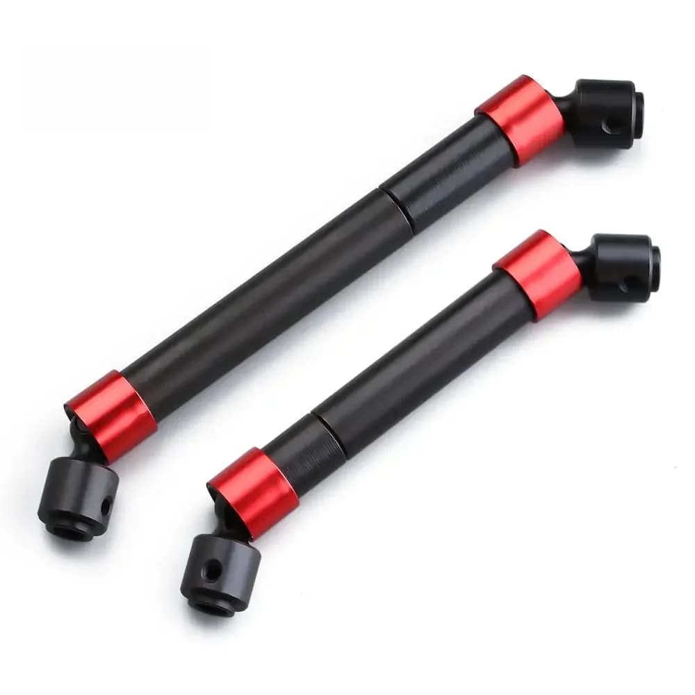 Injora 2 Stuks Metalen Cvd Aandrijfas Voor 1/10 Rc Auto Crawler TRX4 TRX-4 Upgrade Onderdelen