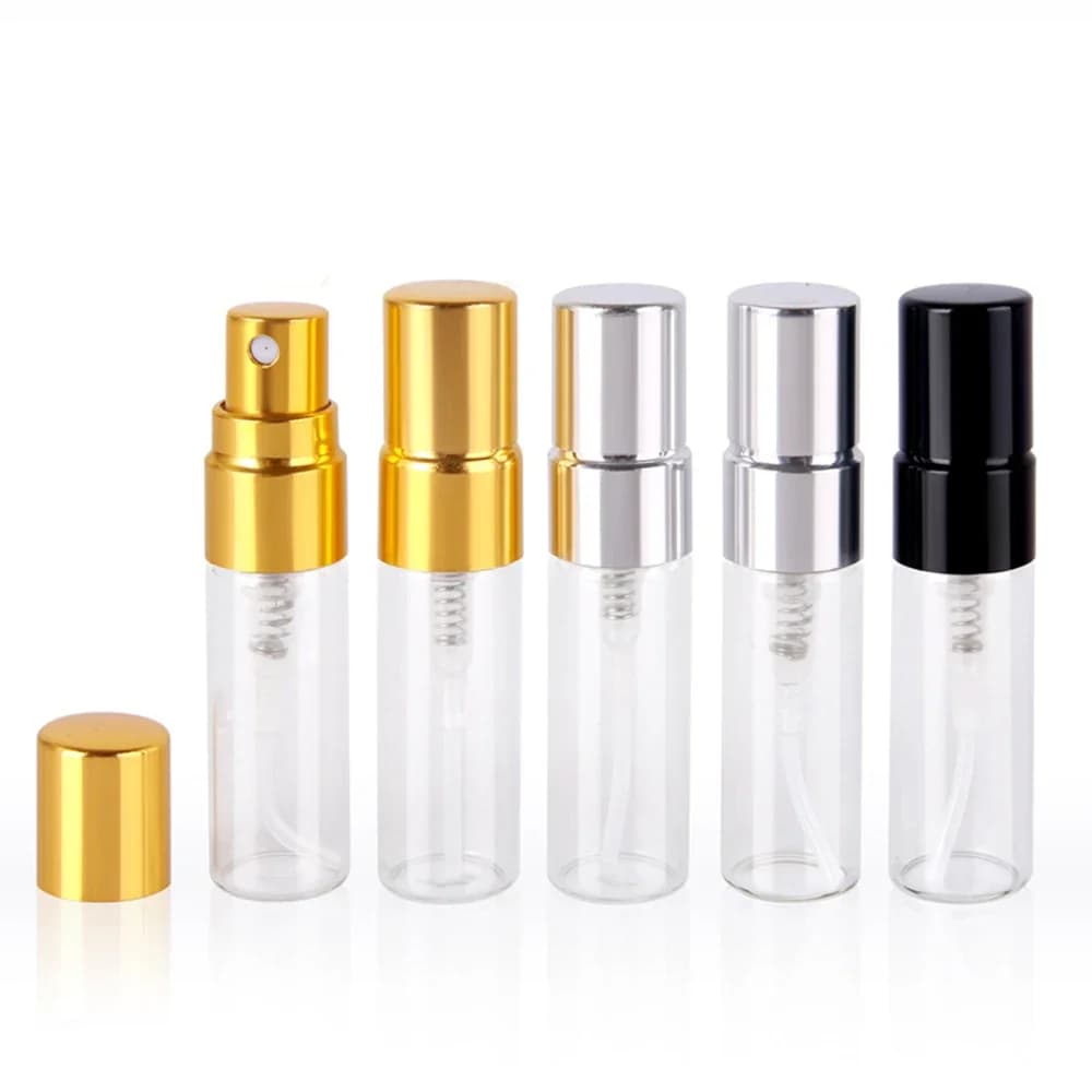 50 stuks 100 stuks 2 ml 3 ml 5 ml 10 ml Monster Hervulbare Parfumflesje Lege Mini Spray fles Parfum Flessen glas Verstuiver Container