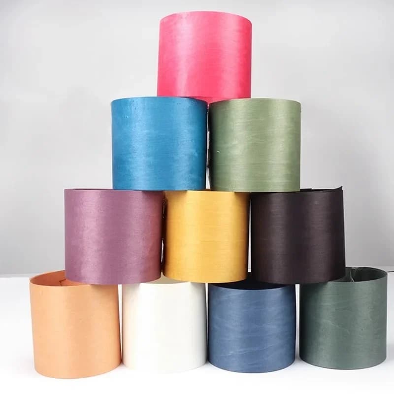 Natuurlijke 0,5 mm esdoorn geverfd houtfineer meubels skateboard decoratie gitaar paneelfineer 2,5 x 0,2 meter