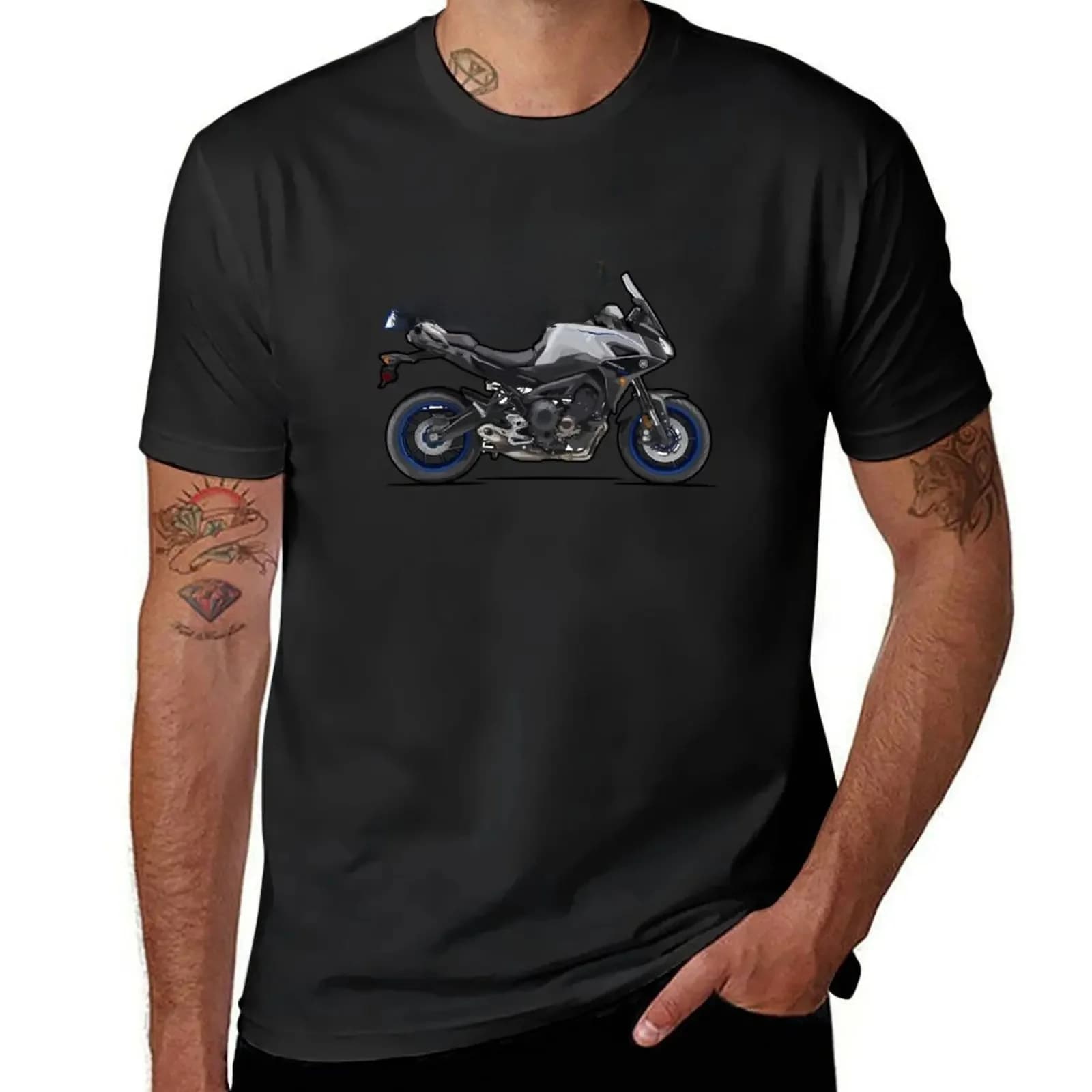 Tracer 900 T-Shirt Graphics Sweat Kawaii Kleding Mannen Workout Shirt
