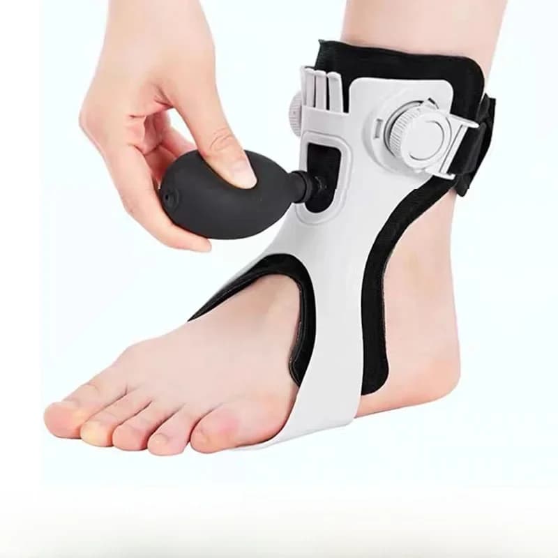 Drop Foot Brace Orthese met opblaasbare gaszak Balansvoetcorrector Enkelsteun voor hemiplegie Patiënt Beroerte Schoenen Wandelen