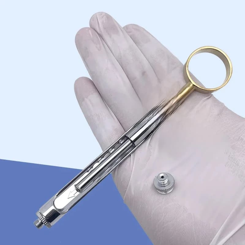 Rvs Tandheelkundige Spuit Opzuigende Anesthetische Spuit 1.8Ml Gecoat Intraligament Tandheelkundige Instrument