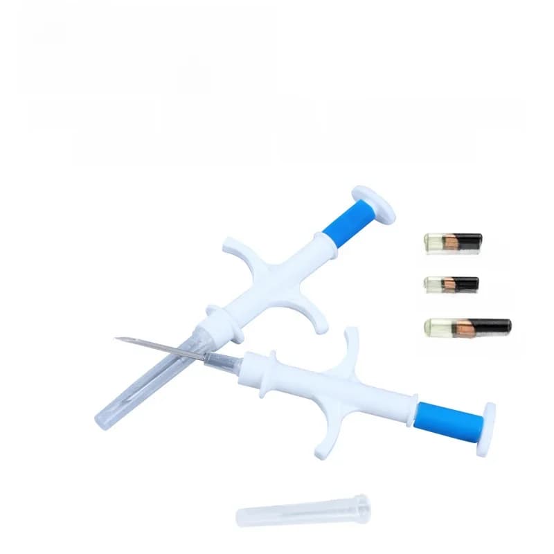10 stuks huisdier EM4305 microchip 134,2 kHz FDX-B dierlijke ID-chip dierlijke microchip spuit internationale standaard