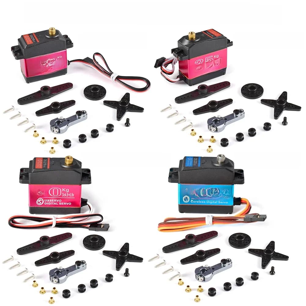 Dsservo Waterdichte Servo DS3218 20KG DS3225 25KG DS3235 35KG 180/270 Graden Metal Gear Digitale Servo voor 1/8 1/10 1/12 RC Auto's