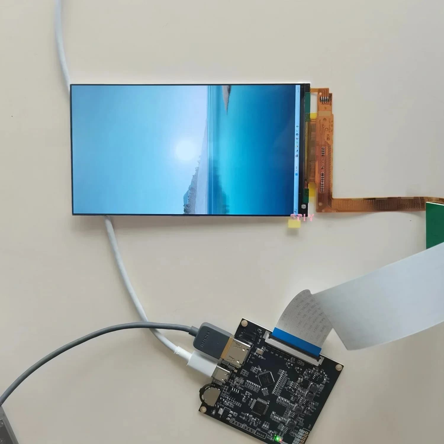 DIY draagbare monitor 6 "LS060R1SX01 6 inch 1440x2560 IPS LED-paneel 2560X1440 en HDMI-compatibele controllerkaart Type-C MIPI