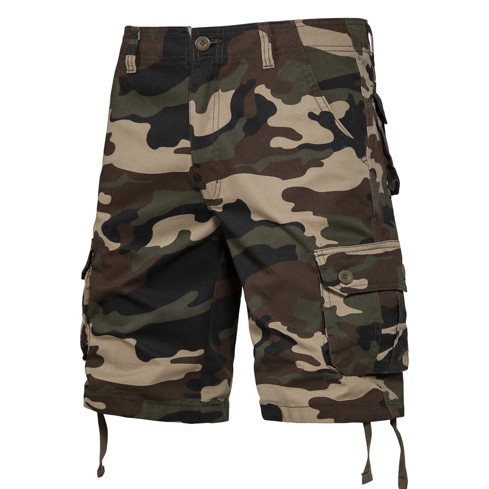 Camouflage Shorts Heren Cargo Short Zomer Tactische Ripstop Bermuda Shorts Gym Katoen Training Wandelbroek Wit Grote Maat