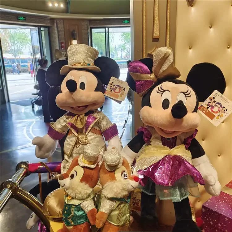 Originele Shanghai Disney 5e Verjaardag Cartoon Mickey Minnie Knuffel Pop Verjaardagscadeau Voor Meisjes