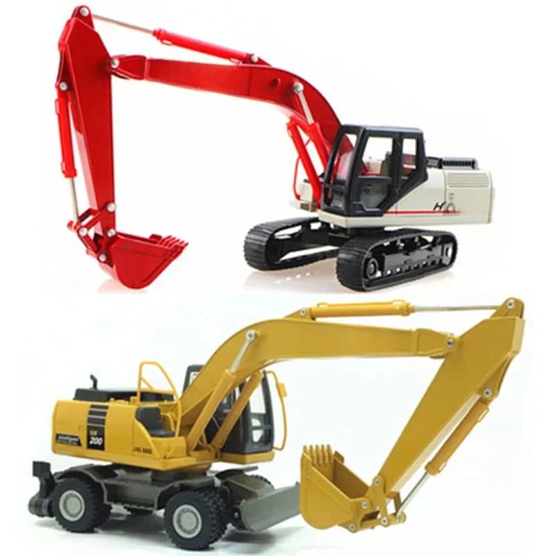 Hoge Simulatie Graafmachine Legering Techniek Voertuig Model, 1:50 Graafmachine Speelgoed, hot-Selling Groothandel Verkoop Techniek Voertuig.