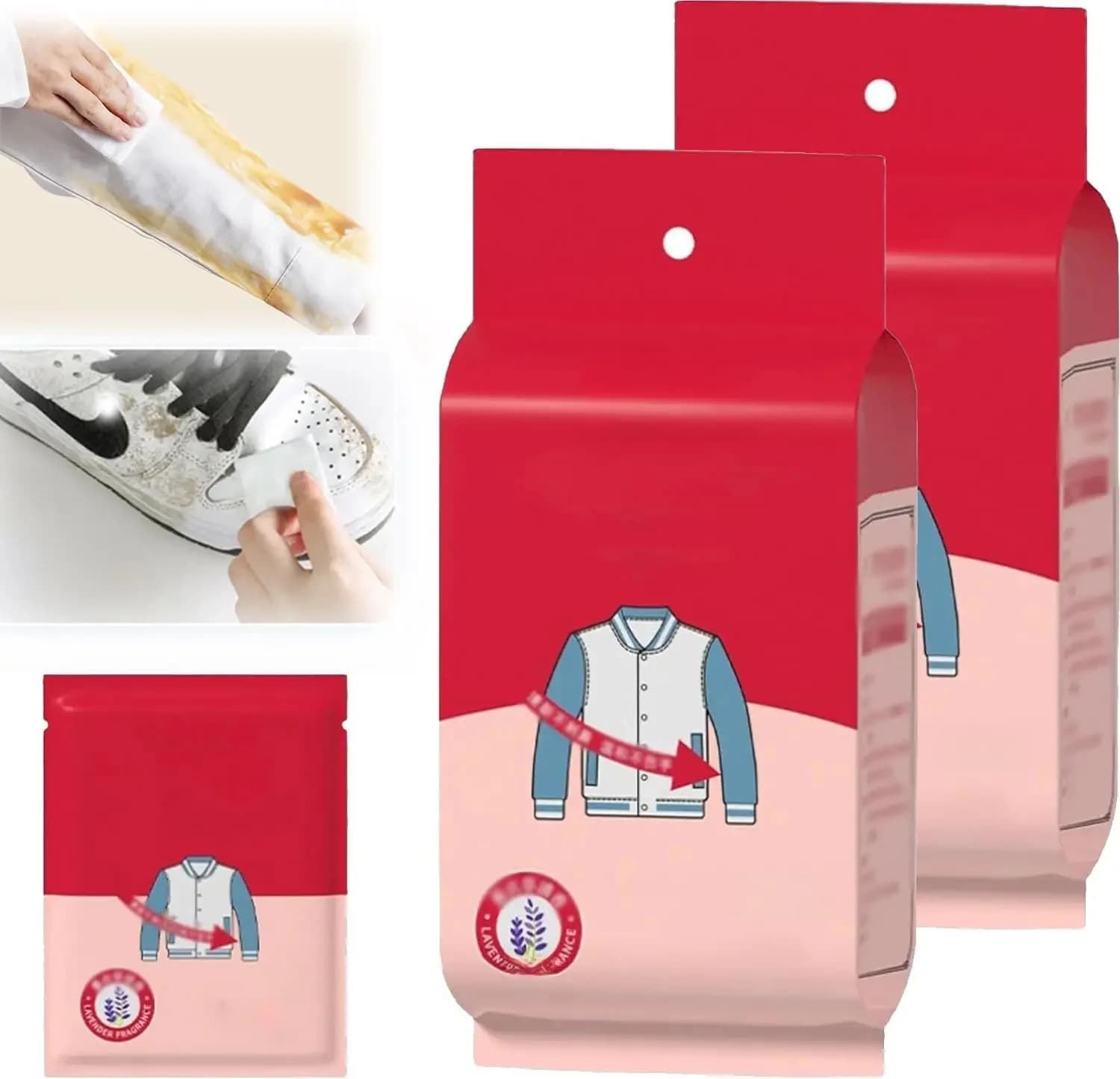 20 stuks kleding vlekverwijdering vochtige doekjes multifunctioneel niet wassen en vlekverwijdering vochtige doekjes voor dons katoenen leren jas