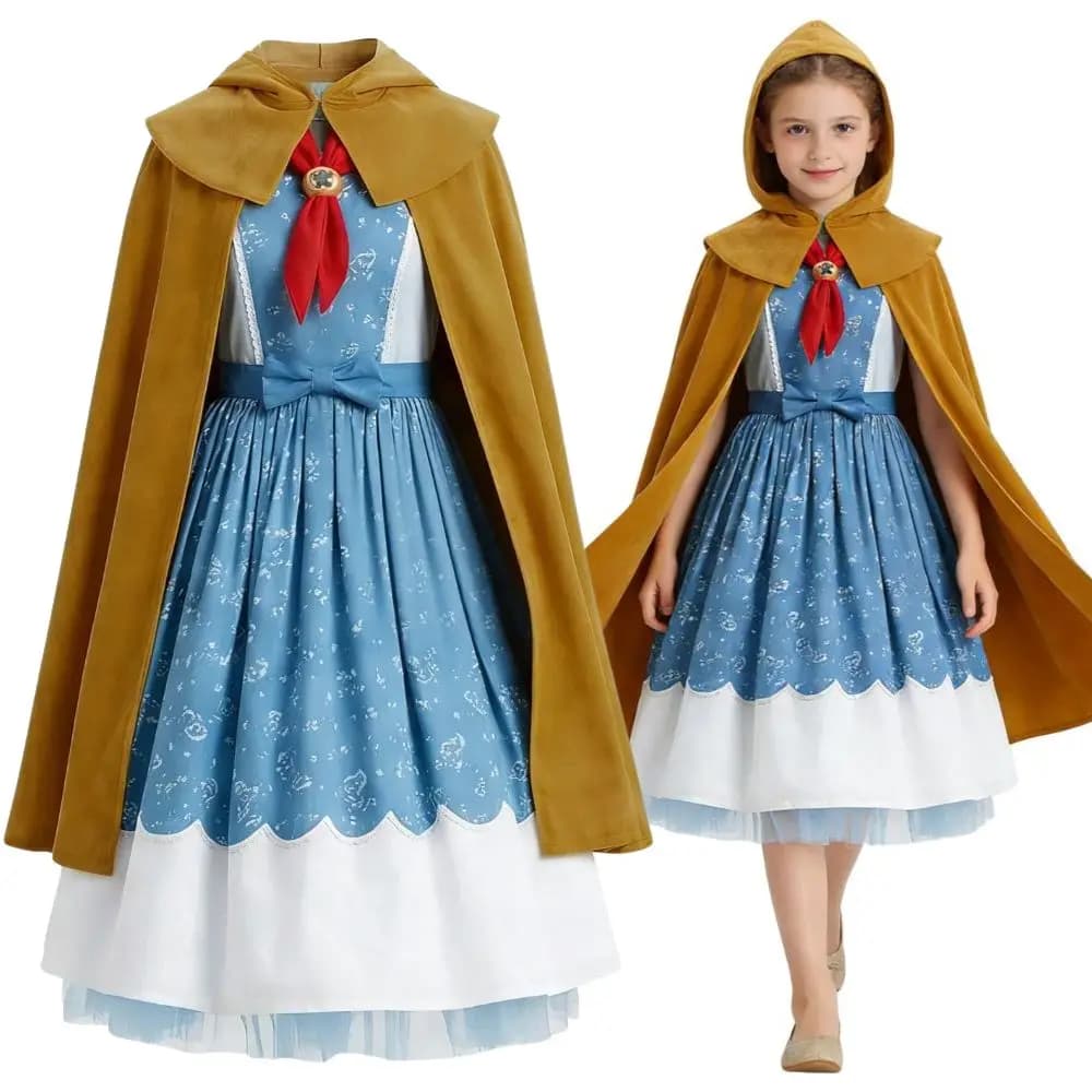 Holly Wheeler Cosplay Kostuum Jurk Met Capuchon Mantel Voor Kinderen Meisjes Rollenspel Outfits TV ST Vermomming Halloween Carnaval Purim Pak