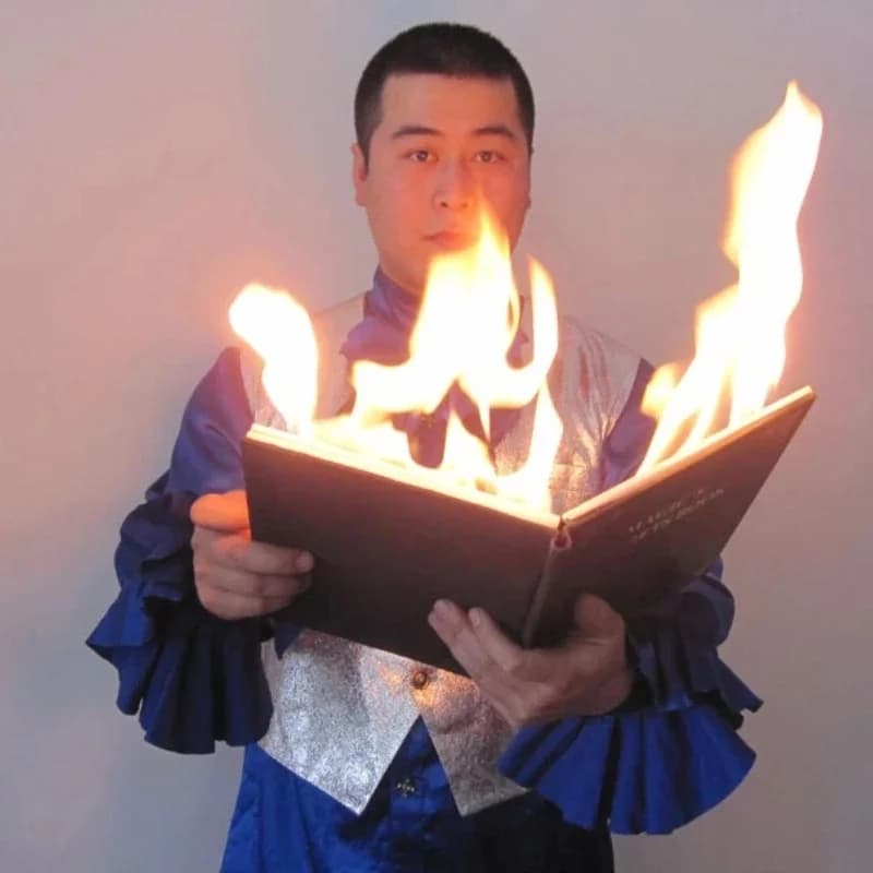 Dove From Firing Book Fire Magic Stage Goocheltruc Magia Magie Goochelaars Prop Accessoire Illusion Gimmick