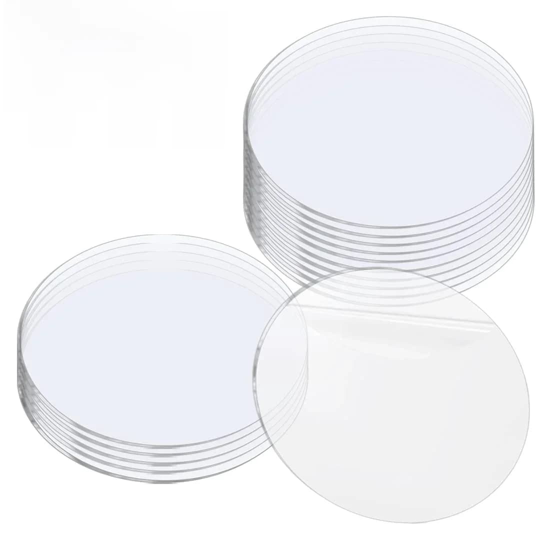 1/2mm Clear Circle Acrylplaat Plexiglas Disc Rond Teken voor Milestone Marker, Naamkaart, Cricut, graveren, Schilderen, DIY Project