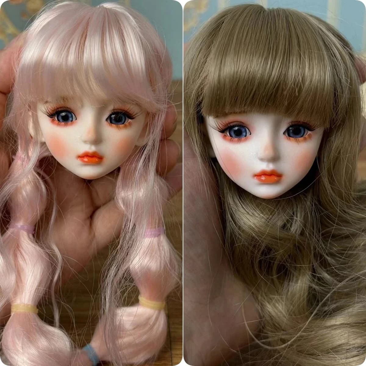 Zoete pop DIY 1/6 BJD pop hoofd handgemaakte make-up 30cm pop meisjes poppen speelgoed verjaardagscadeau