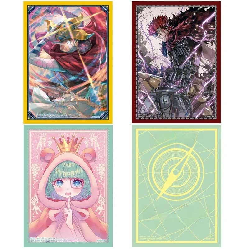 Bandai Originele Anime Een Stuk Kaart Mouwen Sugar Kid Law Usopp Nami Luffy Figuren OPCG TCG Trading Cards Protector Case
