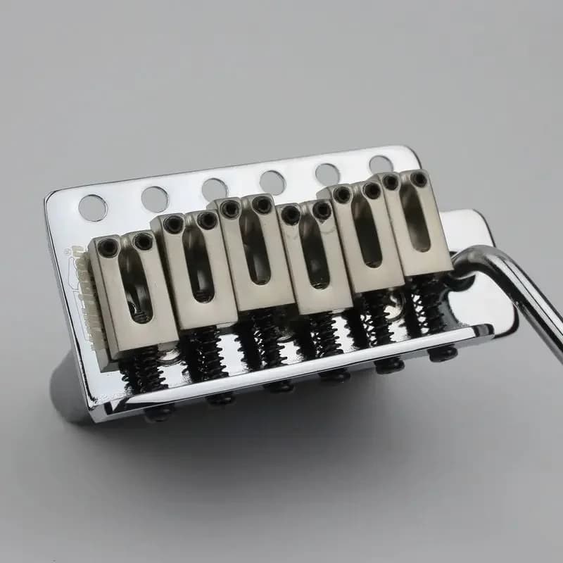 Wilkinson WOV02 6-schroef type ST elektrische gitaar tremolosysteembrug voor Strat-gitaar chroom zilver