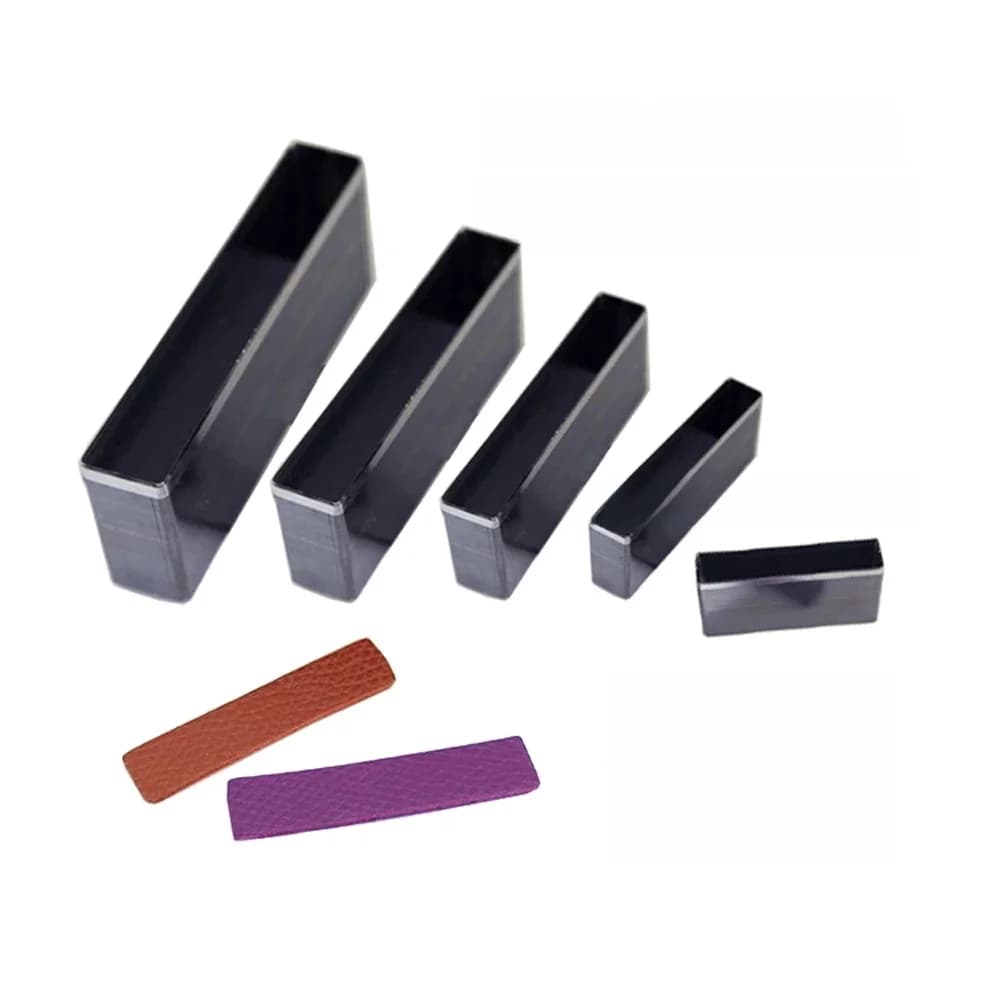 20Mm-100Mm Rechthoek Stalen Regel Sterven Cut, Staal Cutting Mold Voor Leer, staal Punch -Cutter Voor Leer Ambachten