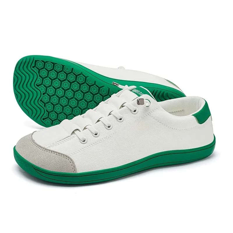 HOBIBEAR dames heren blote voeten schoenen |   Nul druppel |   Casual canvas sneakers met brede neus, minimalistische wandelschoenen