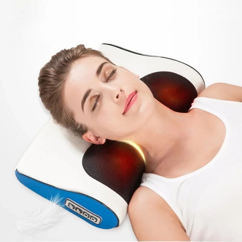 Infrarood Verwarming Nek Schouder Rug Lichaam Multifunctionele Massage Kussen Shiatsu Massageapparaat Cervicale Gezonde Massageador