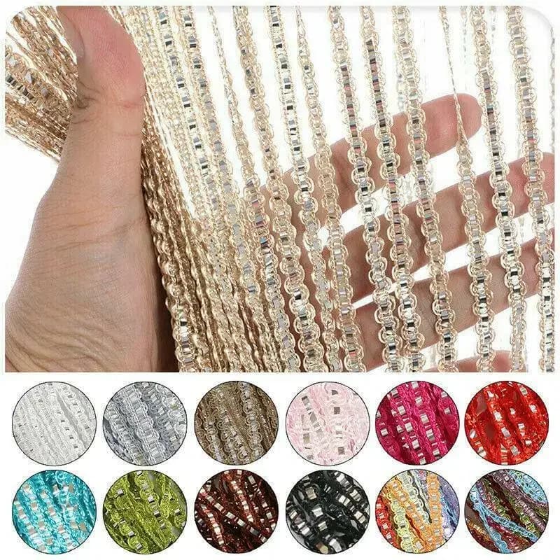 Deur String Gordijn Muur Panel Fringe Window Room Divider Thuis Patio Slaapkamer Decoratieve Kwastje Screen Voor Bruiloft Koffie Huis