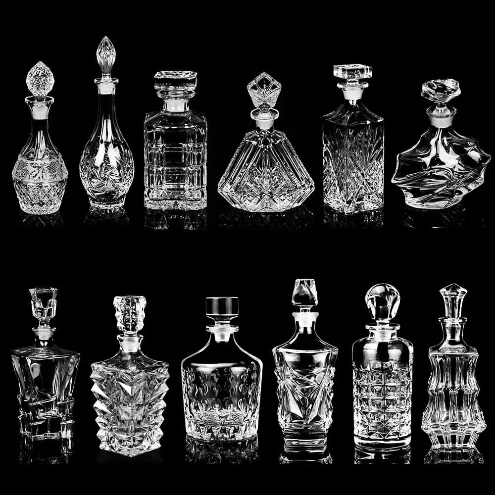 Kristalglas Creatief Huisdecoratie met deksel Rode wijnfles Buitenlandse wijnfles Whiskyfles Wijnfles Baraccessoires Thuisbars