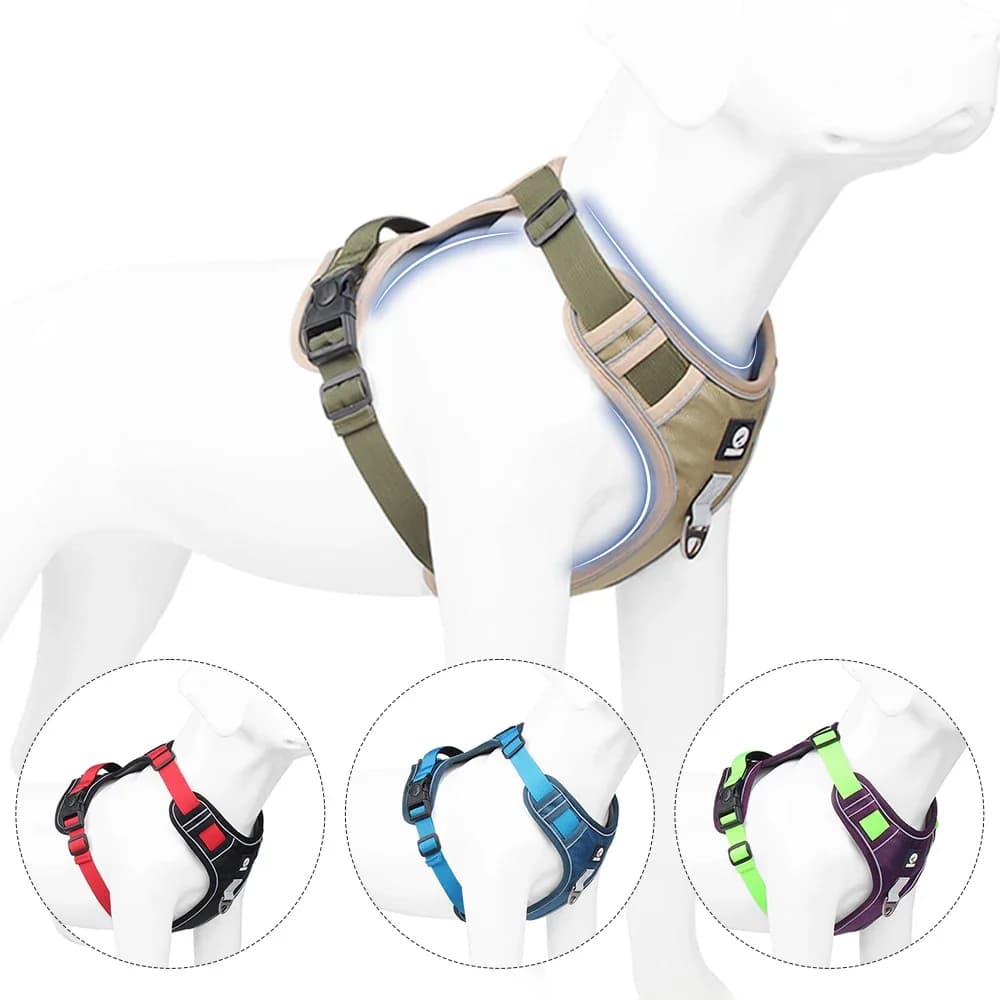 Hond Harness Quick Release Pet Puppy Harnas Vest Nylon Materiaal Ademend Huisdier Harnas Voor Honden Verstelbare Pet Outdoor Harness