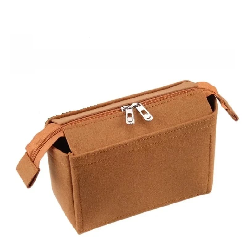 Past Voor Goyard ANJOU Mini Vilten Doek Insert Bag Organizer Make-up Handtas Reizen Innerlijke Draagbare Cosmetische Originele Organiseren Zakken