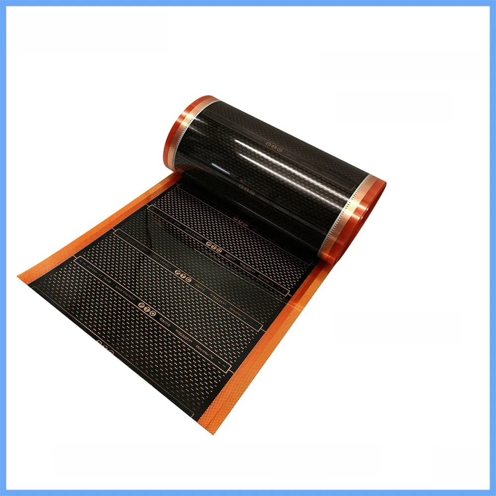 MINCO HEAT 240 w/m2 Nieuwe Grafeen PTC Verwarming Film Infrarood AC200 ~ 240 V ongeveer 60C Warme Vloerverwarming Mat