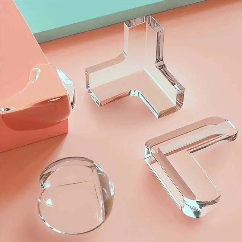 16 Stuks Baby Veiligheid Siliconen Beschermer Tafel Hoek Rand Bescherming Cover Elektrische Socket Bescherming Kinderen Anticollision Guards