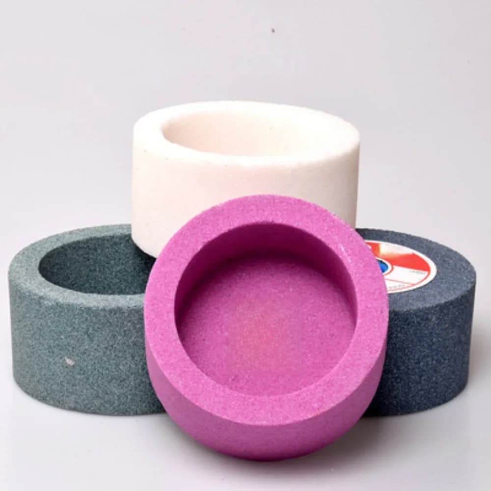 Beker Type Keramische Slijpschijf/Wit Korund, Chroom Korund, Groen Siliciumcarbide Slijpschijf