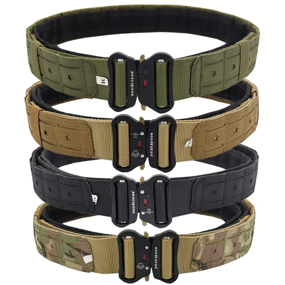 Nieuwe tactische 2-inch gevechtsriem met snelsluiting Molle-systeem Airsoft jacht herenriem Duurzame buitenriem