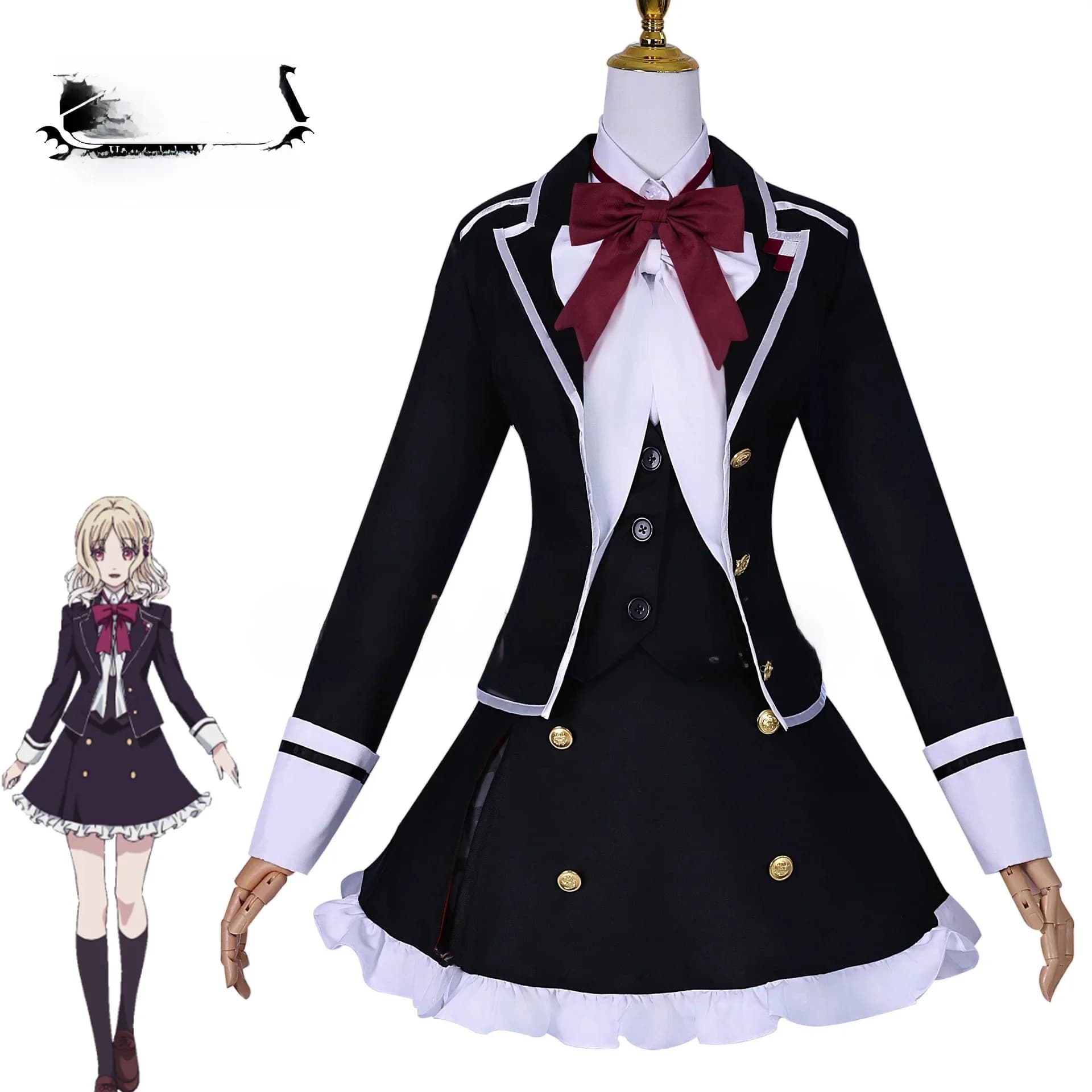 Diabolik Liefhebbers Komori Yui Cosplay Kostuum Volwassen Carnaval Uniform Anime Halloween Feest Kostuums Maskerade Vrouwen Spel