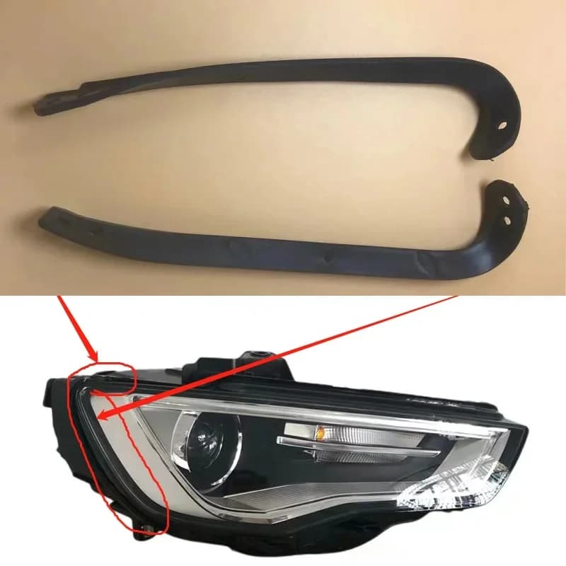 Voor Audi A3 2013-2016 8V Koplamp Rubber Strip Koplamp Waterdichte Tape Adhesive Strips Afdichting Waterdichte Strip 2X
