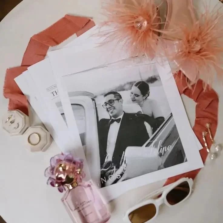 Custom Save The Date Foto Krant Kaart Gepersonaliseerde Moderne Bruiloft Uitnodiging Ansichtkaart Print Ontwerp Feestartikelen Cadeau Diy