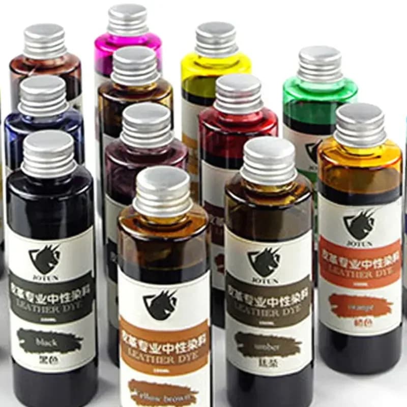 Leerverf kleurverf DIY leer kunst leerproduct renovatie Verfmiddel verstelbare verdunde alcohol leerverf